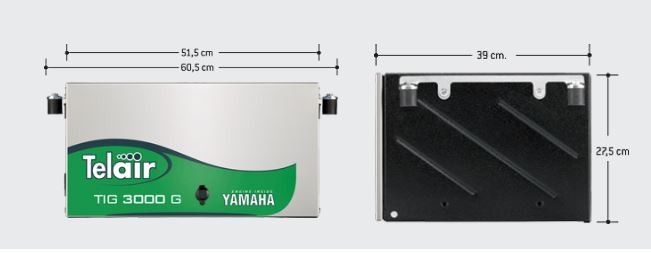 Telair Energy LPG gas generator TIG 3000 - 2,9 KW - 230V - Automatic Starter Control Panel (ASP)